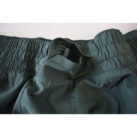 Nike DX6010-338 Women's Sz XL Dark Green Dri-FIT Mid-Rise 3" Brief-Lined Shorts - Picture 4 of 9